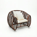 SOLARA Outdoor PE Rattan Lounge Chair Eco-Friendly Handwoven Design Weather-Resistant for Patio Garden Poolside