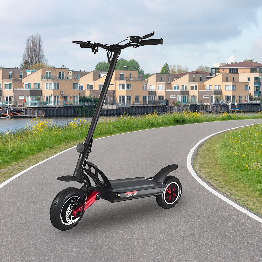 GLIDER LX-S12 1600W Motors Dual 48V Electric Scooter-Black