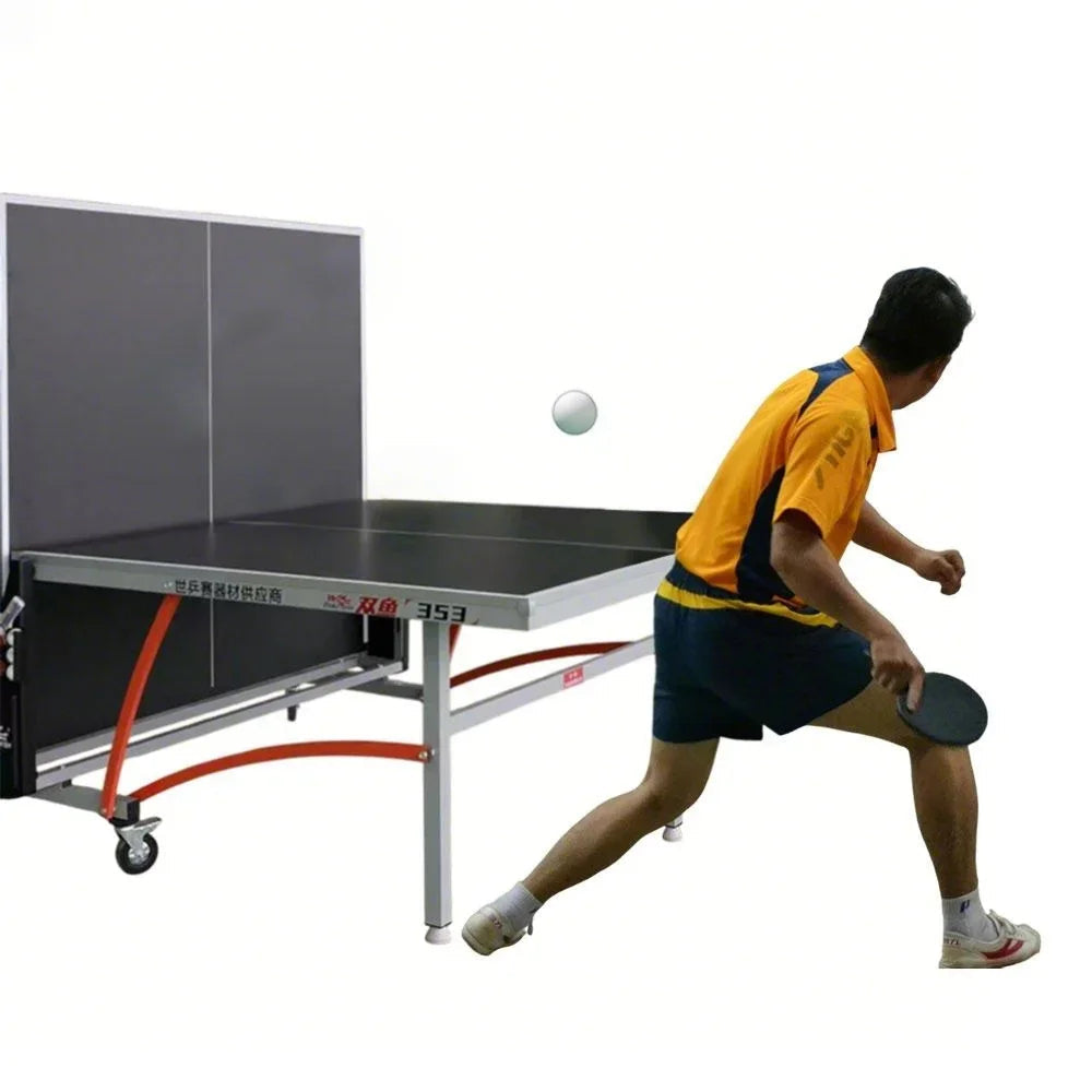 DOUBLE FISH Bats ITTF Ball Table Pong Black Play Solo Net 353 - Table Tennis/Ping 22mm Foldable Indoor Approve