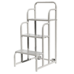 GROVIA 80cm Height Ladder 3-step Platform Warehouse Staircase