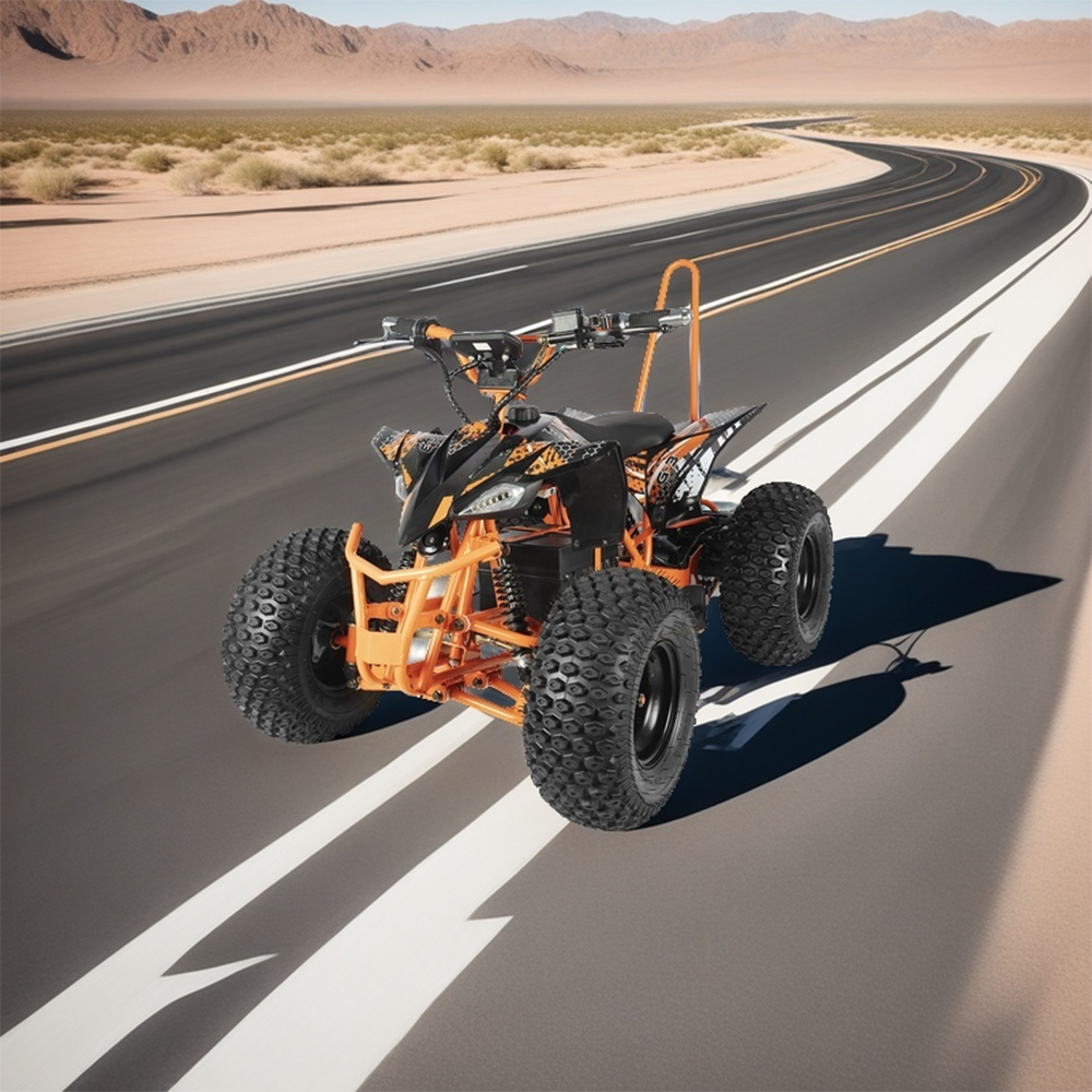 MOVO HE-K5A Lithium 12Ah 36V 500W Battery Quad Bike- Orange