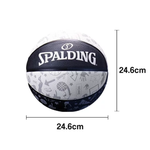 DUNK MASTER Bladder, Rubber Authentic Texture, 84-611Y SPALDING Enhanced 7#, Basketball Foam-Grain Grip