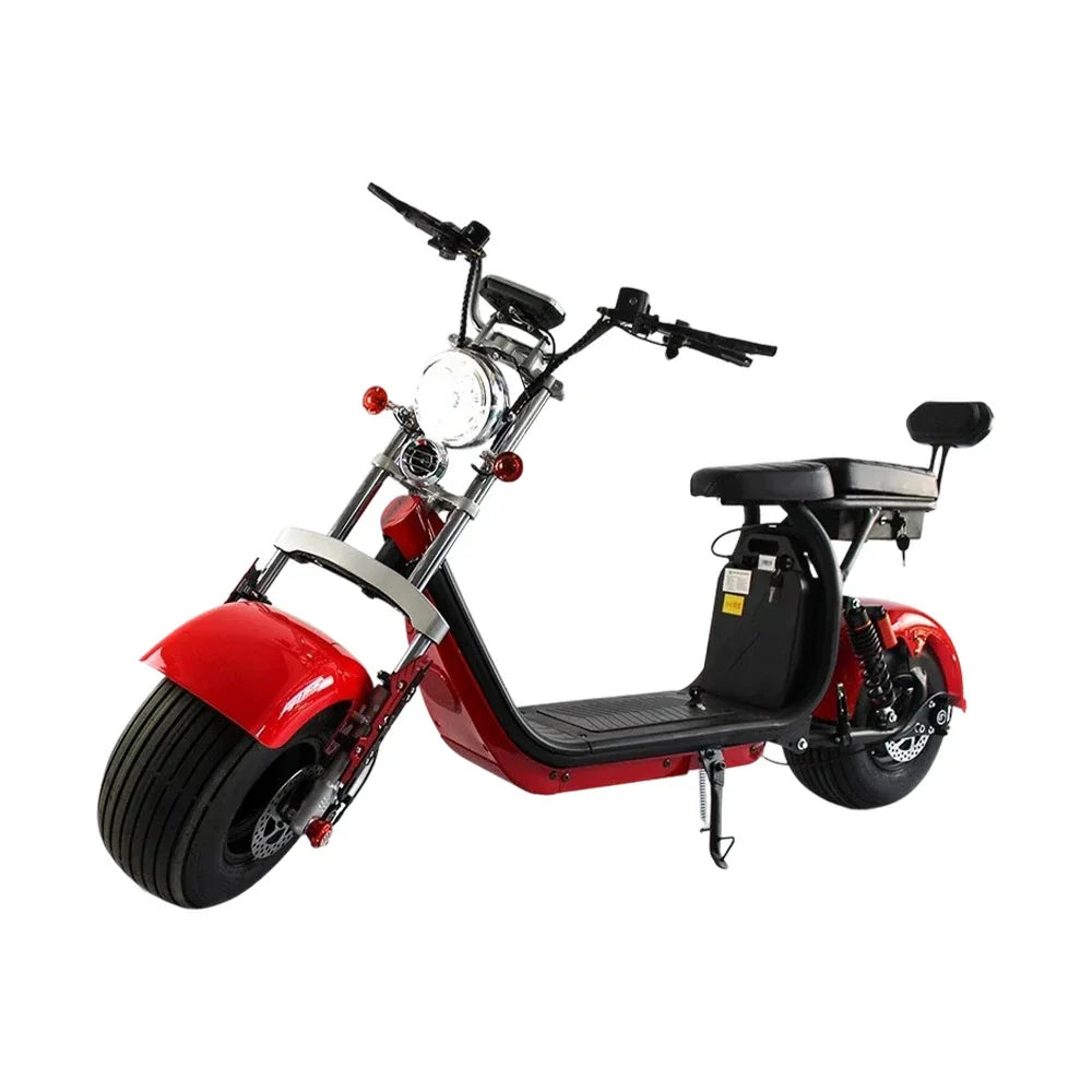 AKEZ Harley Electric Bike 60V 1500/2000W Brushless Motor, Dual Suspension System, Dual Removable Lithium Battery, 8-inch Tyres & Waterproof Base Cruise at 25km/h Unlock More Power (Details Inside)*