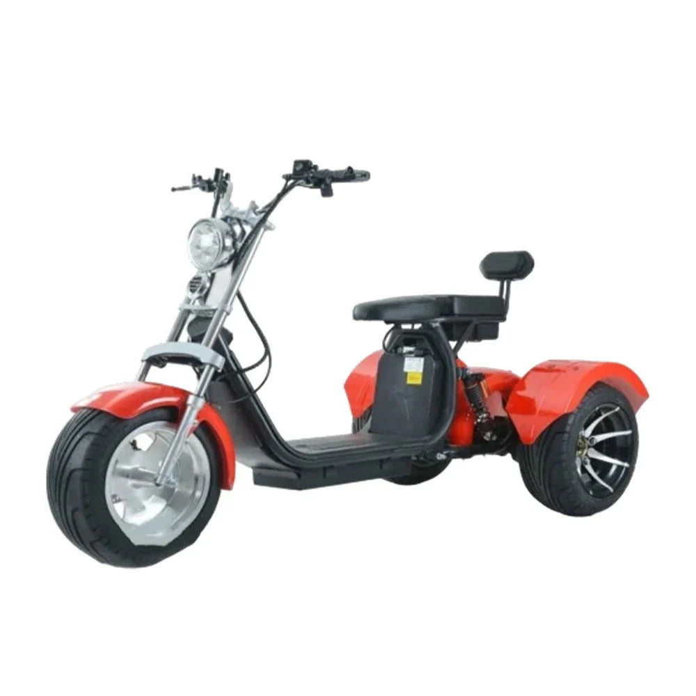 AKEZ Harley Electric Scooter 60V 1500W/2000W Brushless Motor, Dual Removable Lithium Battery, 12-inch Vacuum Tyres, Digital LCD Dashboard Cruise at 25km/h Unlock More Power (Details Inside)*