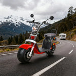 AKEZ Harley Electric Scooter 60V 1500W/2000W Brushless Motor, Dual Removable Lithium Battery, Waterproof Base Design Cruise at 25km/h Unlock More Power (Details Inside)*