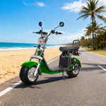 AKEZ Harley Electric Scooter 60V 1500W/2000W Brushless Motor, Dual Removable Lithium Battery, 10-inch Aluminium Rims Cruise at 25km/h Unlock More Power (Details Inside)*
