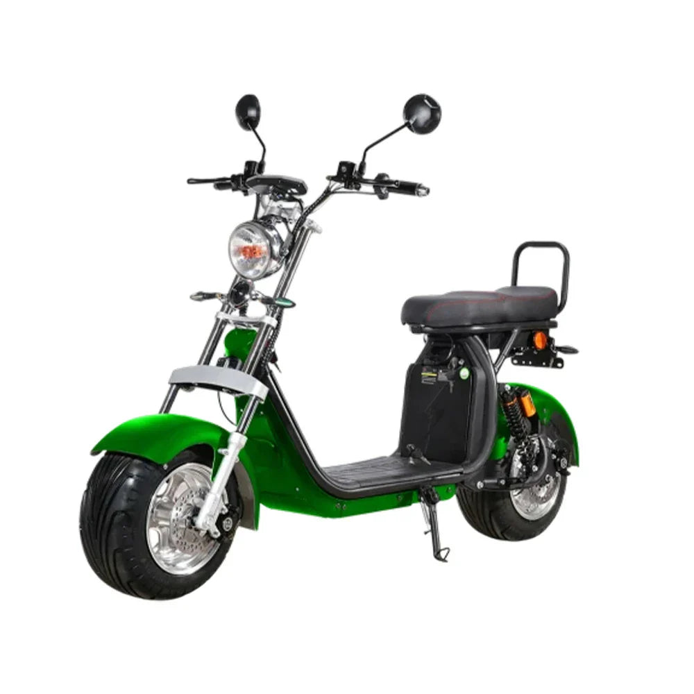 AKEZ Harley Electric Scooter 60V 1500W/2000W Brushless Motor, Dual Removable Lithium Battery, 10-inch Aluminium Rims Cruise at 25km/h Unlock More Power (Details Inside)*