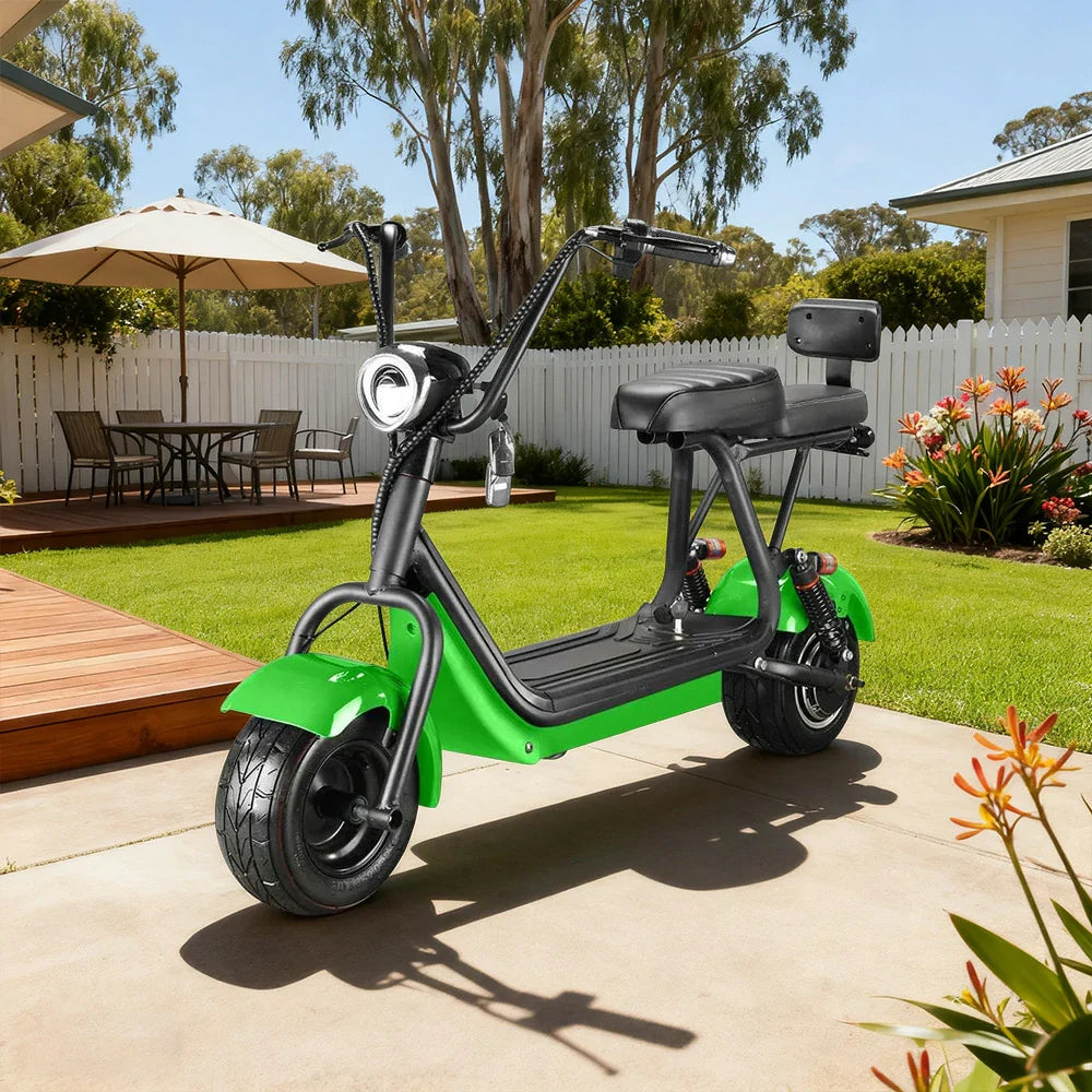 AKEZ Harley Electric Bike 60V 1500/2000W Brushless Motor, Dual Lithium Batteries, 8-inch Vacuum Tyres Waterproof Base Design Cruise at 25km/h Unlock More Power (Details Inside)*