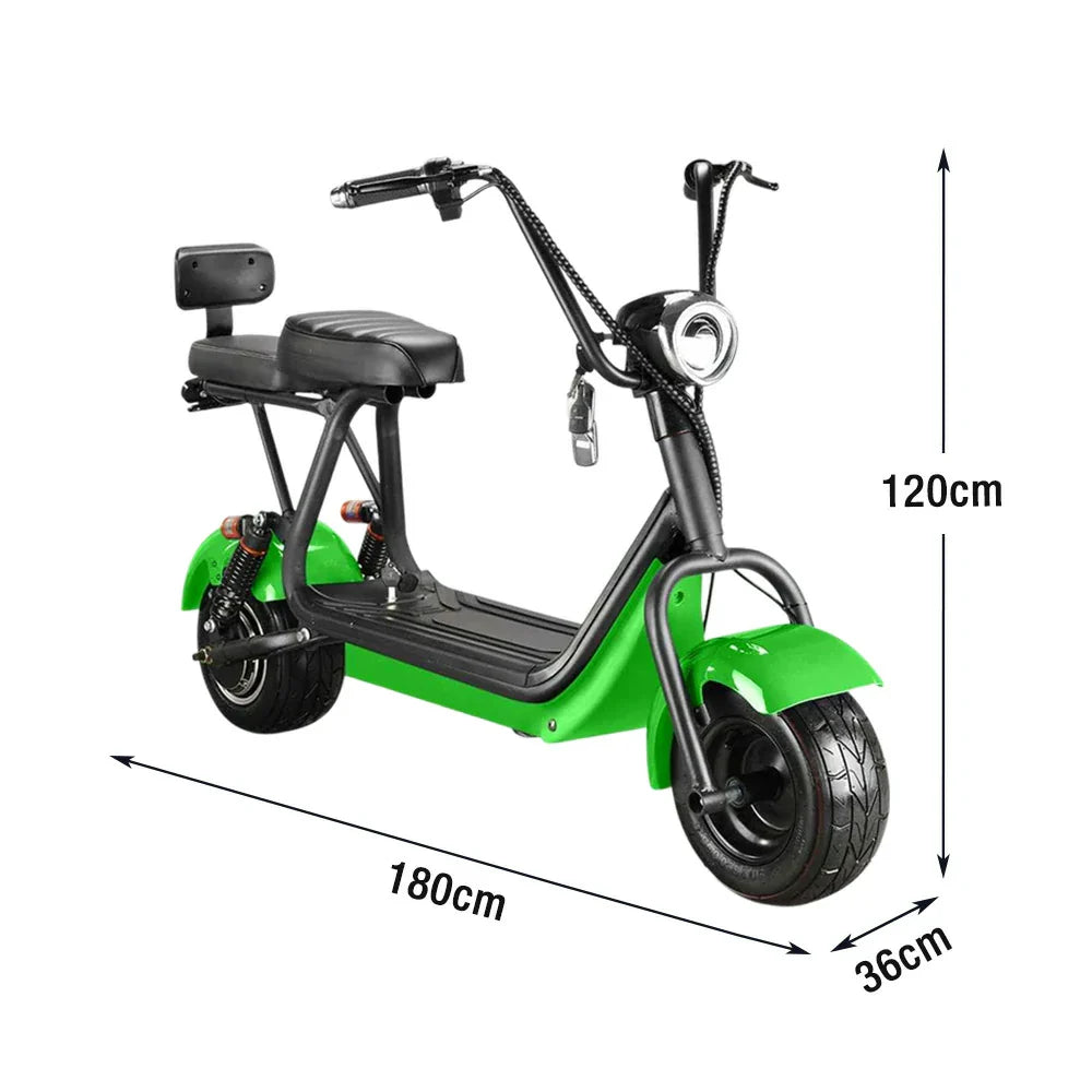 AKEZ Harley Electric Bike 60V 1500/2000W Brushless Motor, Dual Lithium Batteries, 8-inch Vacuum Tyres Waterproof Base Design Cruise at 25km/h Unlock More Power (Details Inside)*