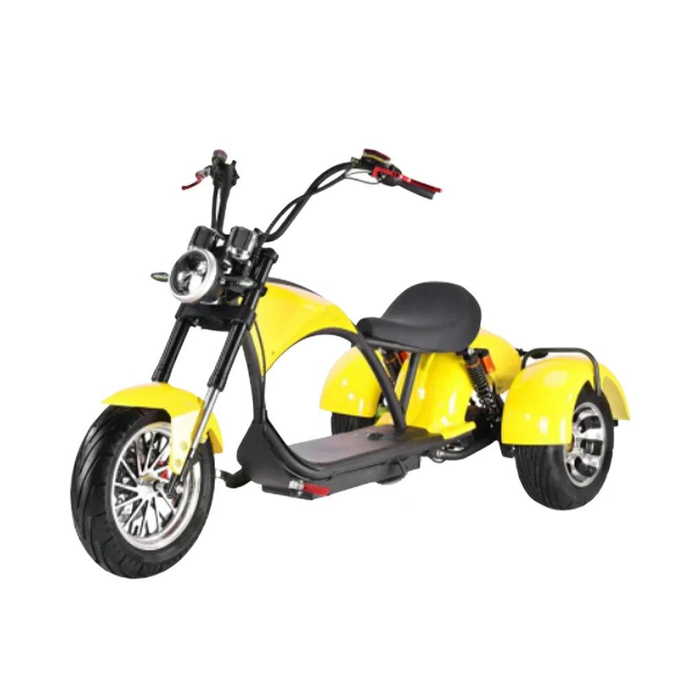 AKEZ Harley Harley Electric Bike 60V 2000W Brushless Motor, Removable Lithium Battery, 12-inch Tyres, Dual Suspension Cruise at 25km/h Unlock More Power (Details Inside)*