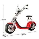 AKEZ Harley Electric Bike 60V 1500W/2000W, Brushless Motor, Lithium Battery, 12-inch Alloy Tyres Dual Suspension for Smooth Control Cruise at 25km/h Unlock More Power (Details Inside)*