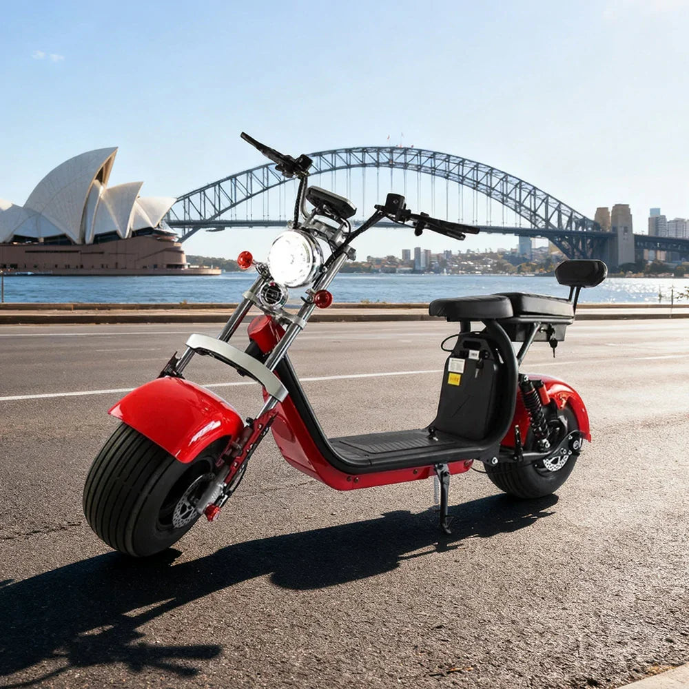 AKEZ Harley Electric Bike 60V 1500/2000W Brushless Motor, Dual Suspension System, Removable Lithium Battery, 8-inch Tyres & Waterproof Base Cruise at 25km/h Unlock More Power (Details Inside)*