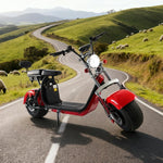 AKEZ Harley Electric Bike 60V 1500/2000W Brushless Motor, Dual Suspension System, Removable Lithium Battery, 8-inch Tyres & Waterproof Base Cruise at 25km/h Unlock More Power (Details Inside)*