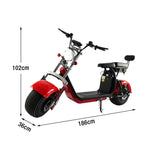 AKEZ Harley Electric Bike 60V 1500/2000W Brushless Motor, Dual Suspension System, Removable Lithium Battery, 8-inch Tyres & Waterproof Base Cruise at 25km/h Unlock More Power (Details Inside)*