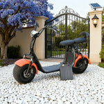 AKEZ Harley Electric Bike 60V 1500/2000W Brushless Motor, 8-inch Vacuum Tyres, Hydraulic Brakes Powerful Acceleration with Stable Control Cruise at 25km/h Unlock More Power (Details Inside)*