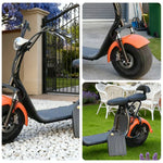 AKEZ Harley Electric Bike 60V 1500/2000W Brushless Motor, 8-inch Vacuum Tyres, Hydraulic Brakes Powerful Acceleration with Stable Control Cruise at 25km/h Unlock More Power (Details Inside)*