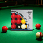 Professional Luster with Pack Ball Billiard Resin Precision Set, Boxed 2-inch Balls Casino Finish