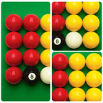 Professional Luster with Pack Ball Billiard Resin Precision Set, Boxed 2-inch Balls Casino Finish
