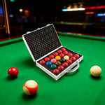 ARIX Aluminum with Balls Resin Phenolic High-Precision Set, Ball Snooker 1G Case