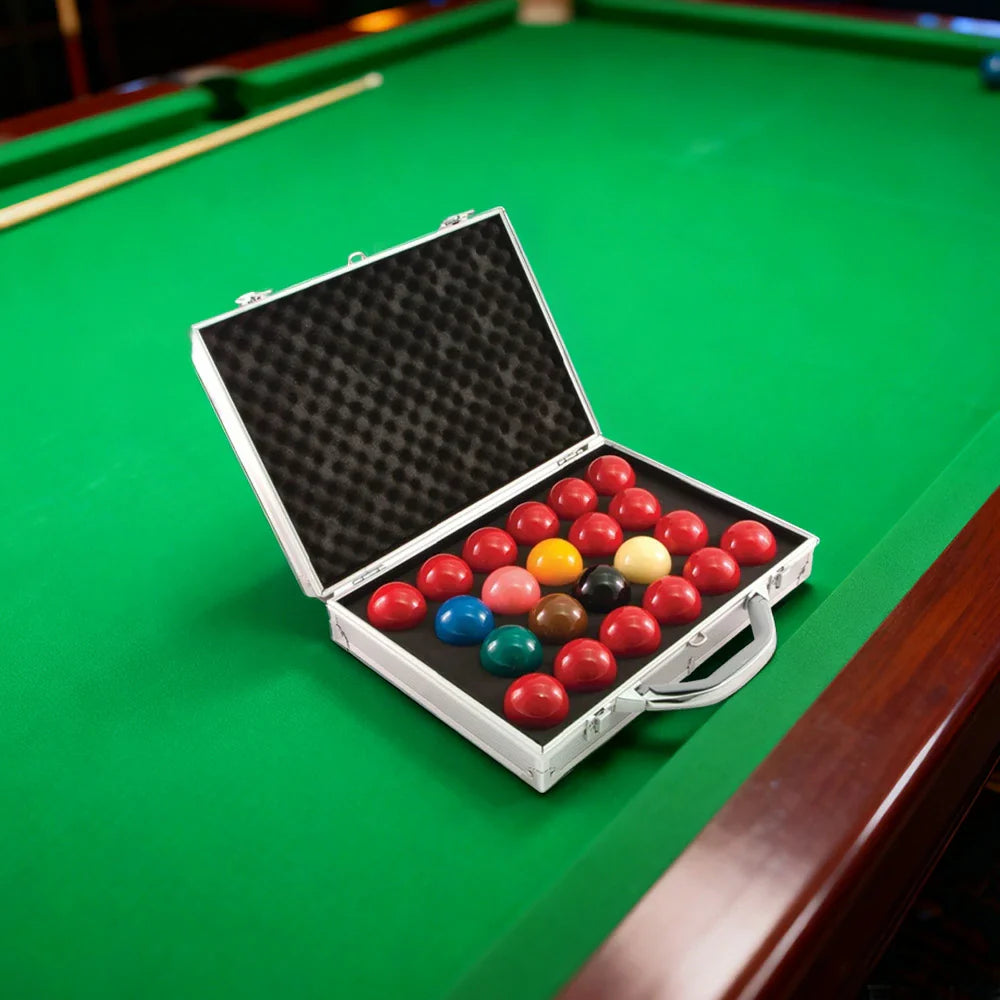 ARIX Aluminum with Balls Resin Phenolic High-Precision Set, Ball Snooker 1G Case