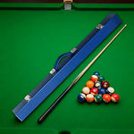 ARIX - Handle Carry and Clasps Metal Lining, Padded Soft with Shell Hard 32-inch, Case Cue 2-Piece Blue