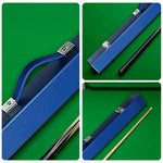 ARIX - Handle Carry and Clasps Metal Lining, Padded Soft with Shell Hard 32-inch, Case Cue 2-Piece Blue