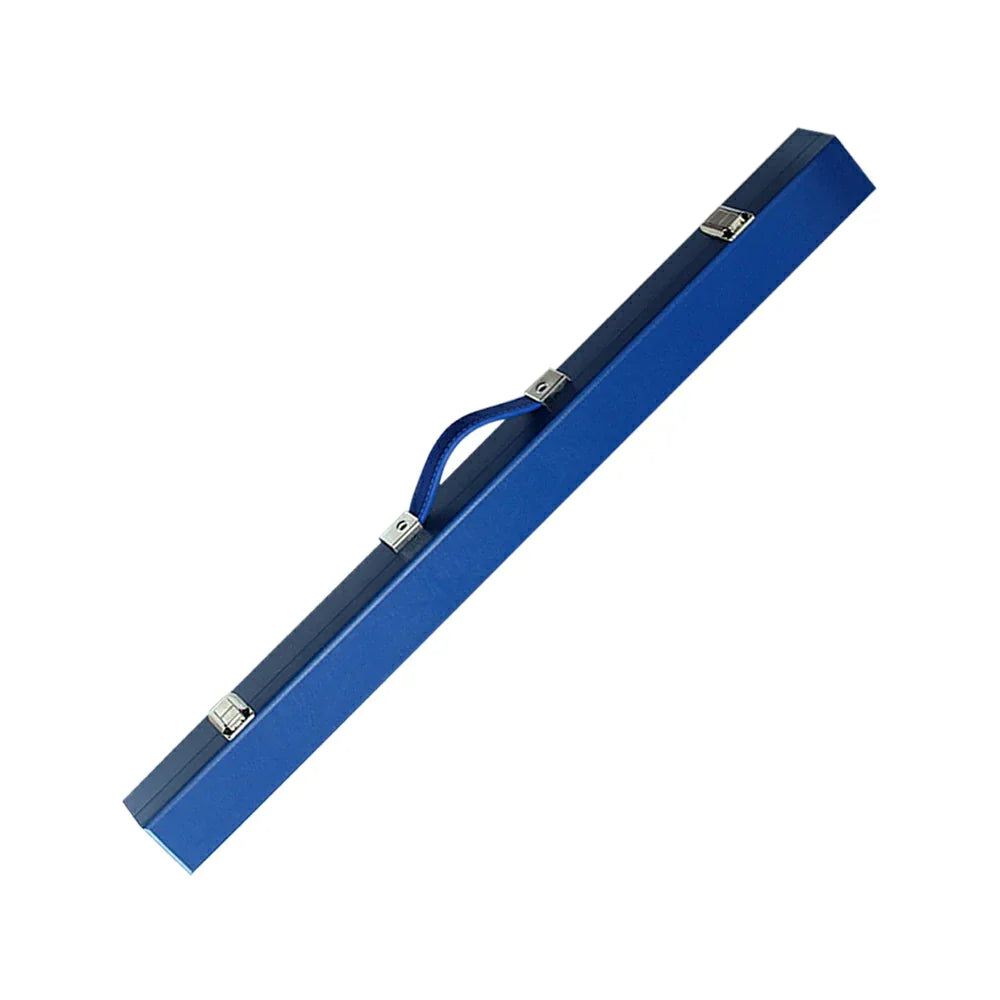 ARIX - Handle Carry and Clasps Metal Lining, Padded Soft with Shell Hard 32-inch, Case Cue 2-Piece Blue