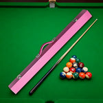 ARIX - Handle Carry and Clasps Metal Lining, Padded Soft with Shell Hard 32-inch, Case Cue 2-Piece Pink