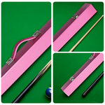 ARIX - Handle Carry and Clasps Metal Lining, Padded Soft with Shell Hard 32-inch, Case Cue 2-Piece Pink