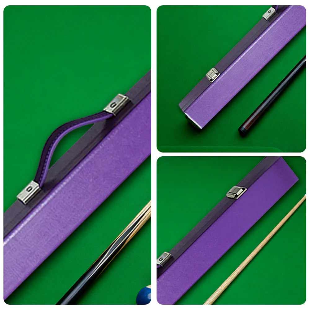 ARIX - Handle Carry and Clasps Metal Lining, Padded Soft with Shell Hard 32-inch, Case Cue 2-Piece Purple