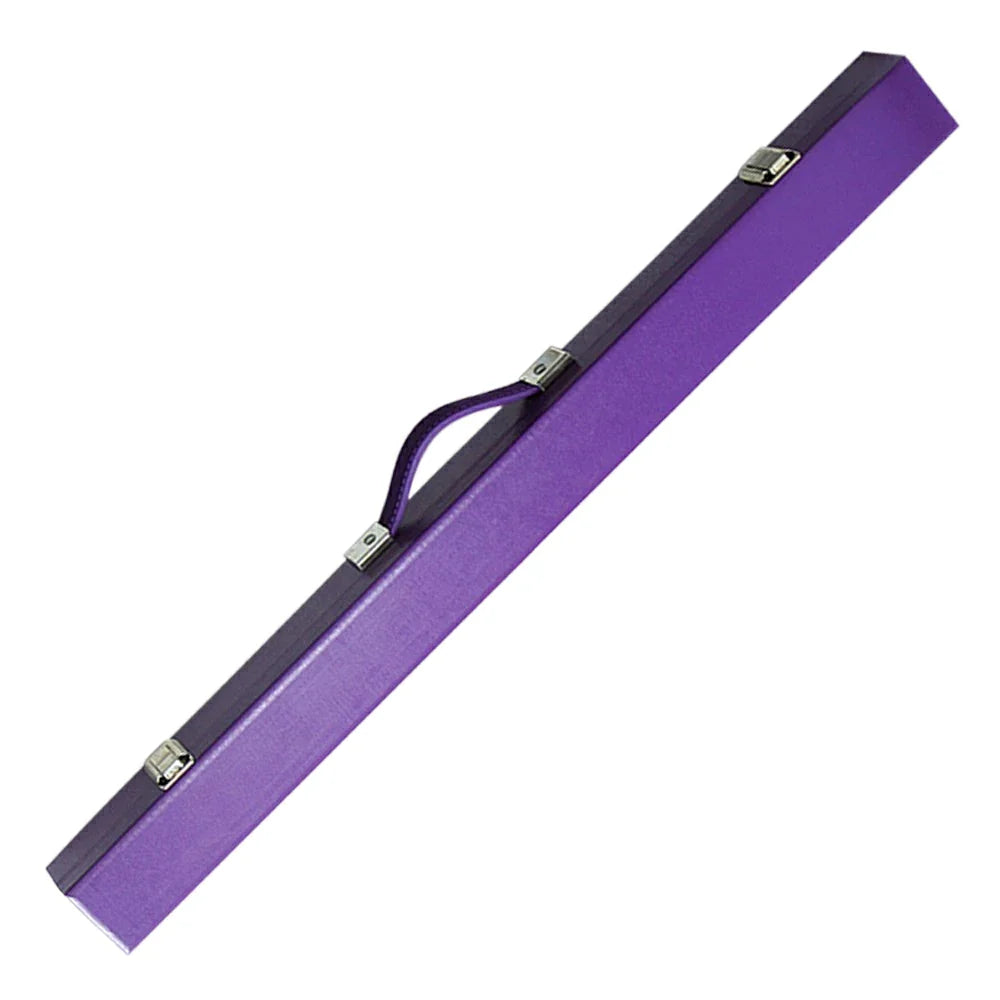 ARIX - Handle Carry and Clasps Metal Lining, Padded Soft with Shell Hard 32-inch, Case Cue 2-Piece Purple
