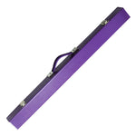 ARIX - Handle Carry and Clasps Metal Lining, Padded Soft with Shell Hard 32-inch, Case Cue 2-Piece Purple