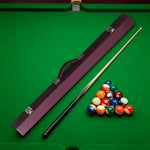 ARIX - Handle Carry and Clasps Metal Lining, Padded Soft with Shell Hard 32-inch, Case Cue 2-Piece Burgundy