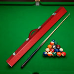 ARIX - Handle Carry and Clasps Metal Lining, Padded Soft with Shell Hard 32-inch, Case Cue 2-Piece Red