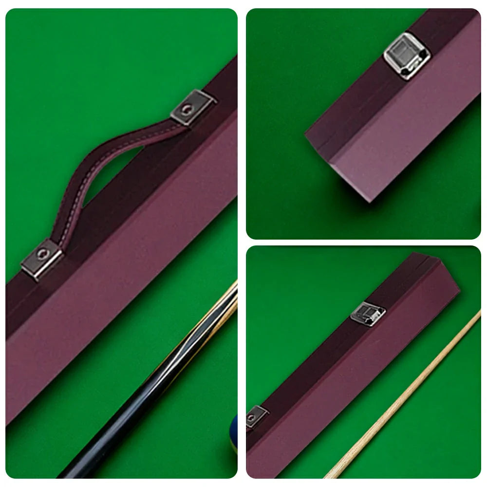 ARIX - Handle Carry and Clasps Metal Lining, Padded Soft with Shell Hard 32-inch, Case Cue 2-Piece Burgundy
