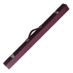ARIX - Handle Carry and Clasps Metal Lining, Padded Soft with Shell Hard 32-inch, Case Cue 2-Piece Burgundy