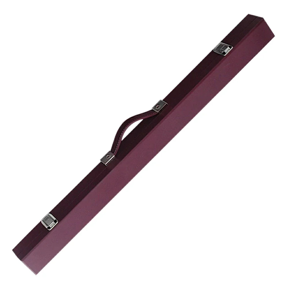 ARIX - Handle Carry and Clasps Metal Lining, Padded Soft with Shell Hard 32-inch, Case Cue 2-Piece Burgundy