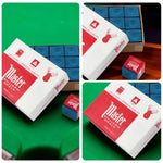 ARIX - Grip Consistent & Texture Premium Chalk, Cue Billiard 12-Pack Master Blue