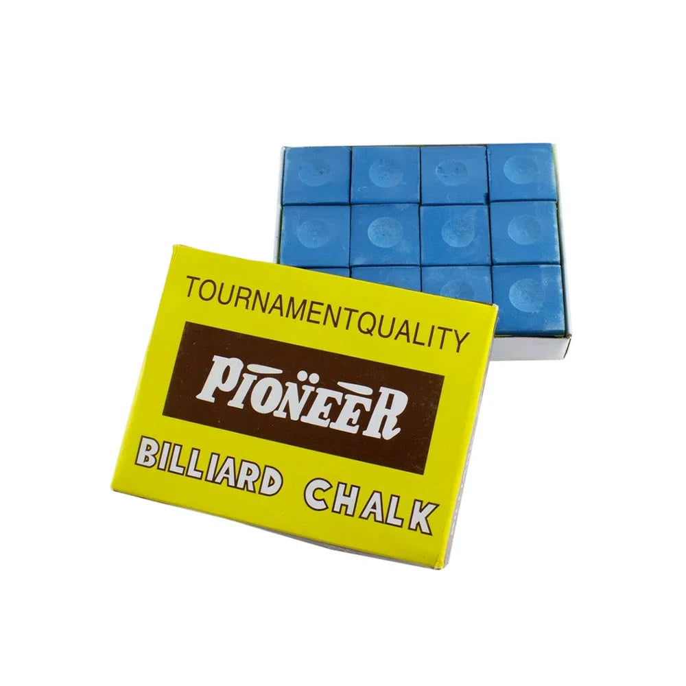 ARIX - Coating Smooth with Chalk Cue Tournament-Grade 12-Pack, Chalk Pioneer Blue