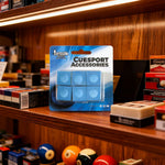ARIX - Coating Smooth with Chalk Cue Tournament-Grade 6-Pack, Chalk Pioneer Blue