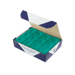 ARIX - Control Smooth for Chalk Cue Fine-Grain 12-Pack, Chalk Cup Silver Green