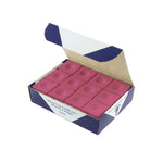 ARIX - Control Smooth for Chalk Cue Fine-Grain 12-Pack, Chalk Cup Silver Pink