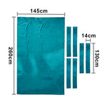 ARIX 7/8/9FT Billiard Table Cloth - High-Density Wool Blend for Smooth & Accurate Play, Anti-Pilling Durable Fabric - Aqua Blue