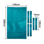 ARIX 7/8/9FT Billiard Table Cloth - High-Density Wool Blend for Smooth & Accurate Play, Anti-Pilling Durable Fabric - Aqua Blue
