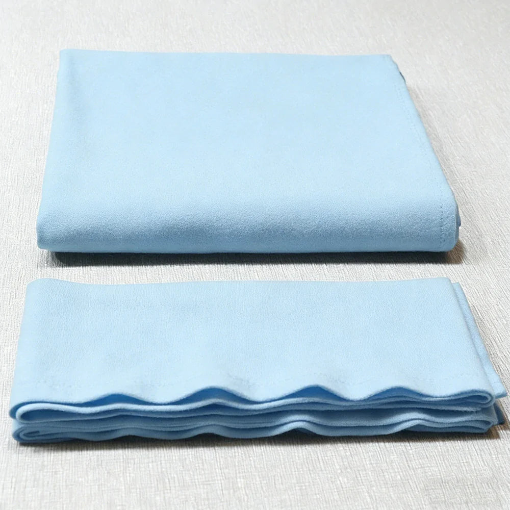 ARIX 7/8/9FT Billiard Table Cloth - High-Density Wool Blend for Smooth & Accurate Play, Anti-Pilling Durable Fabric - Baby Blue