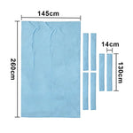ARIX 7/8/9FT Billiard Table Cloth - High-Density Wool Blend for Smooth & Accurate Play, Anti-Pilling Durable Fabric - Baby Blue