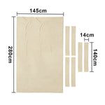 ARIX 7/8/9FT Billiard Table Cloth - High-Density Wool Blend for Smooth & Accurate Play, Anti-Pilling Durable Fabric - Beige