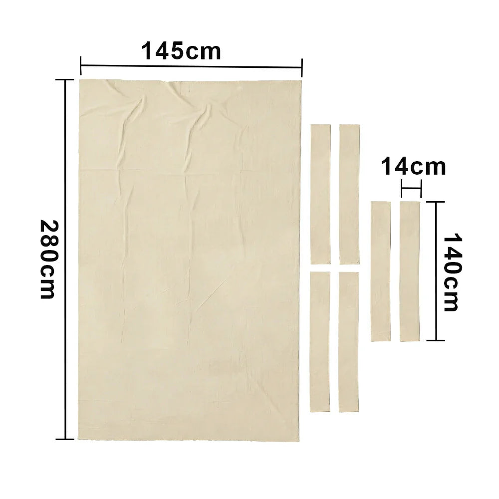 ARIX 7/8/9FT Billiard Table Cloth - High-Density Wool Blend for Smooth & Accurate Play, Anti-Pilling Durable Fabric - Beige