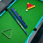 ARIX - Interior Padded & Latches Secure - Case Rigid 32-inch & Cue Composite 57-inch Case, Hard C44 with Cue 2-Piece Blue