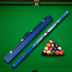 ARIX - Interior Padded & Latches Secure - Case Rigid 32-inch & Cue Composite 57-inch Case, Hard C44 with Cue 2-Piece Blue